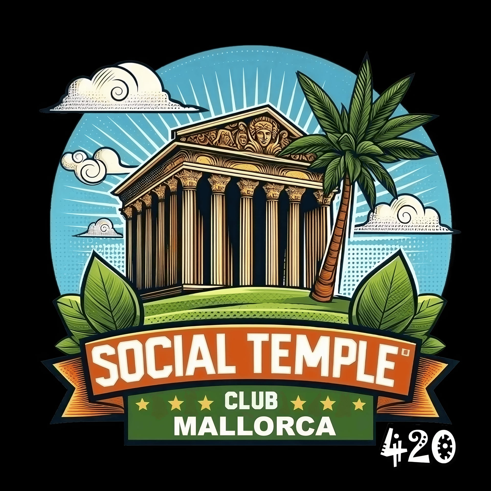 Cannabis Social Club Social Temple Club 420 logo